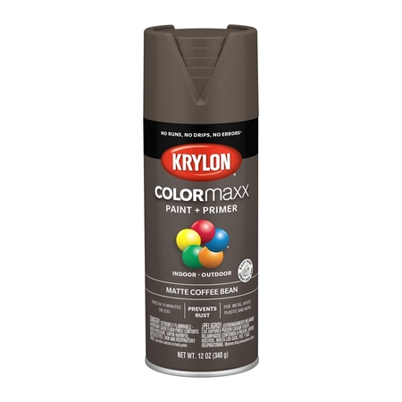 KRYLON Matte Coffee Bean, Matte, 12 oz 5596